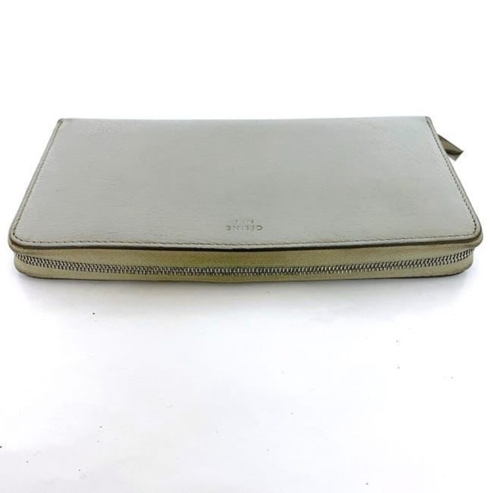 Celine Round Zipper Long Wallet Large Zip Multi Function - Picture 7 of 10